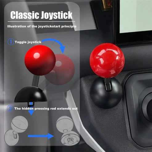 Car Push Joystick Start Button